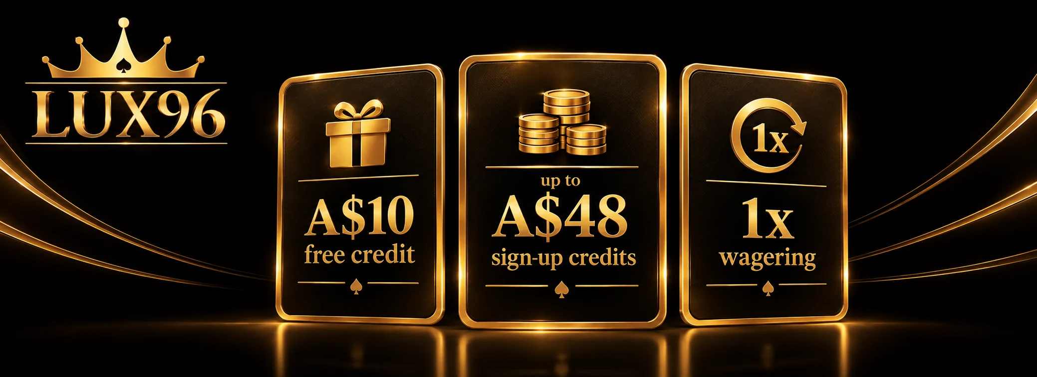 Credited the moment you sign up